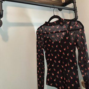 Hollister sheer top/bodysuit